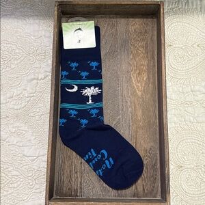 Blue Nothing Could Be Finer Carolina Socks